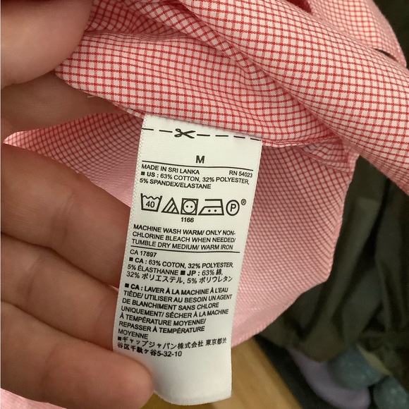 Banana Republic Checkered Button Down Performance Shirt - Picture 4 of 4